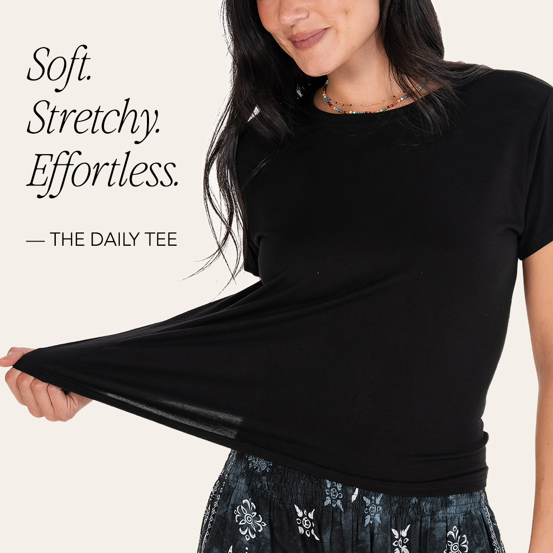 Black Daily Tee