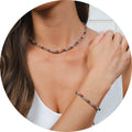 Lucky Charm Necklace + Bracelet 3mm Set