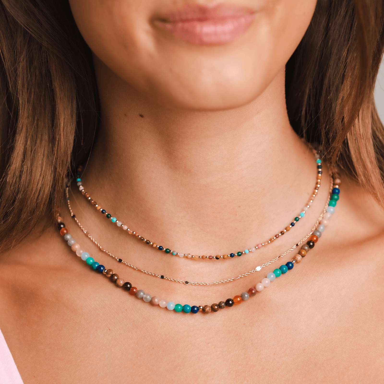 Master Healer 2mm Metal Accent Healing Necklace