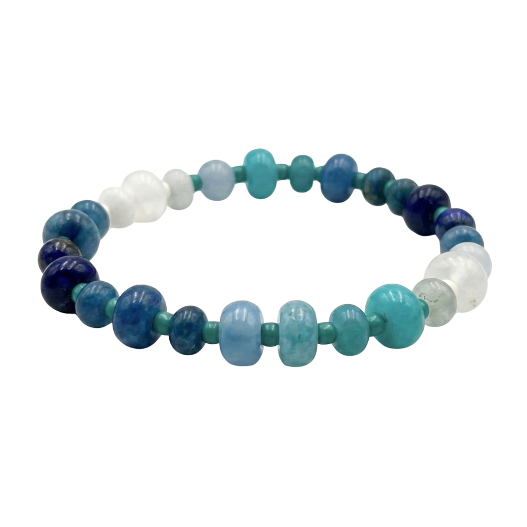 Blue Crush Statement Healing Bracelet